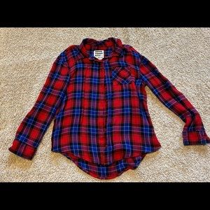 Justice Brand Long Sleeve Flannel Shirt
